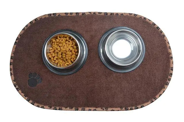 Tapete para Comida de Mascotas, Antideslizante y Lavable para Gatos y Perros - Royalecan