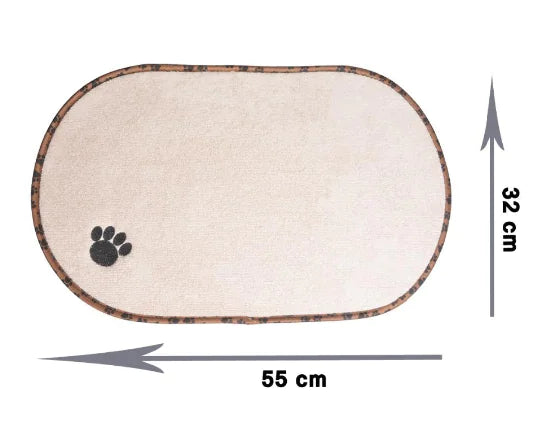 Tapete para Comida de Mascotas, Antideslizante y Lavable para Gatos y Perros - Royalecan