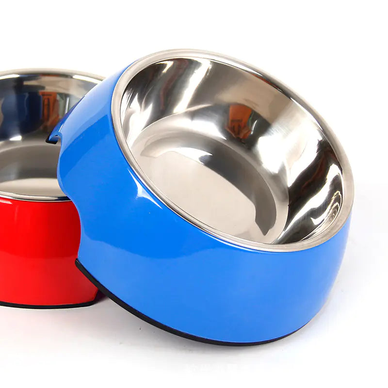 Non-Slip Dual-Use Stainless Steel Pet Bowl - Royalecan